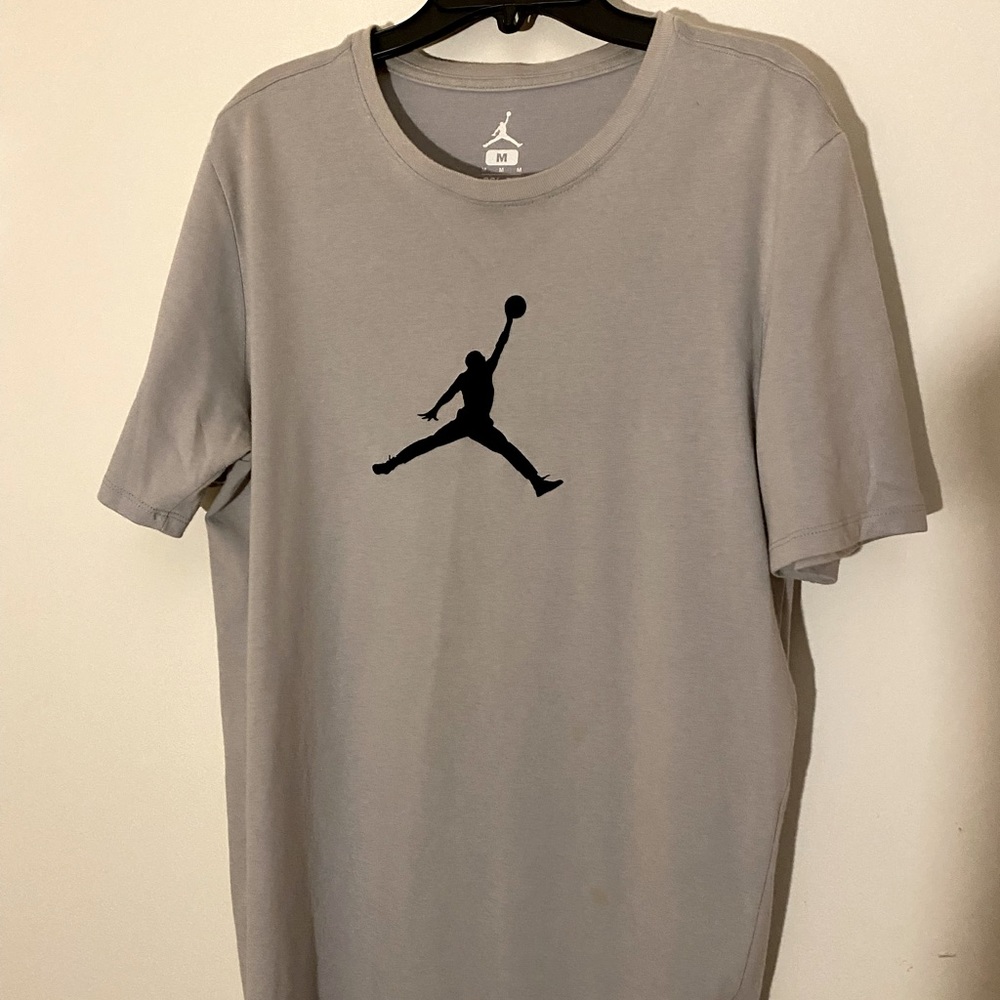 Grey Jordan Jersey Men Boys Basketball Dri-fit